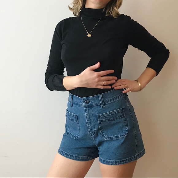 madewell high waisted shorts